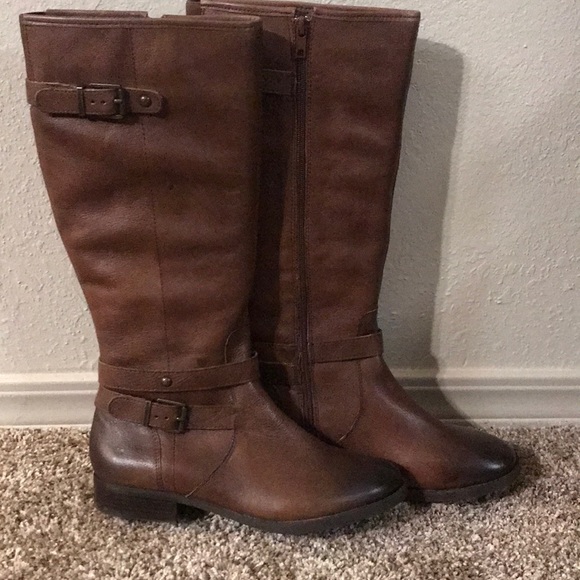 New Arturo Chiang tall brown boots 8 1/2 - Picture 2 of 8